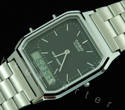 casio dual analog digital watch