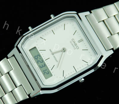 casio dual analog digital watch