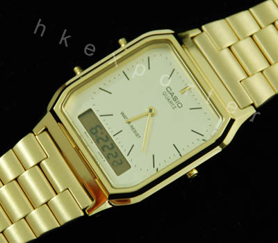 casio dual analog digital watch