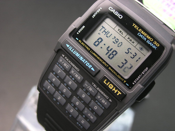 casio calculator watch backlight