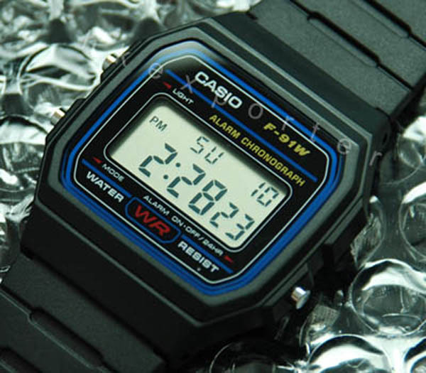turn off alarm casio f91w